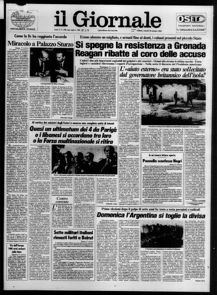 Il giornale : quotidiano del mattino